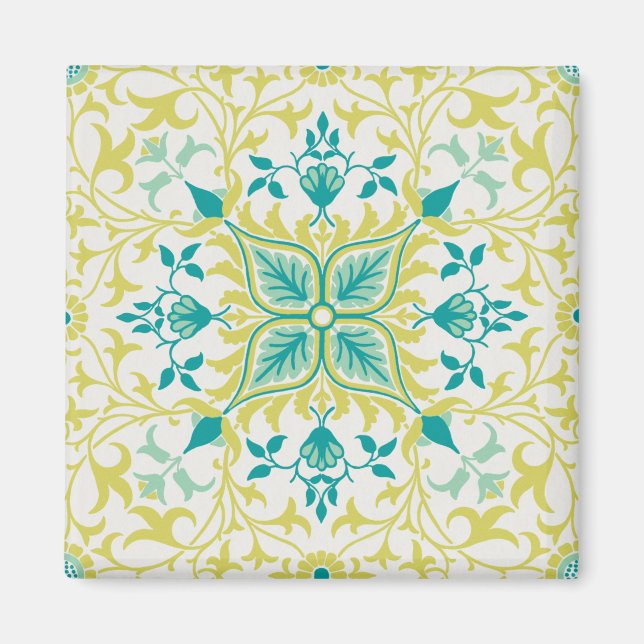 Weinmuster (von William Morris) Magnet (Vorne)