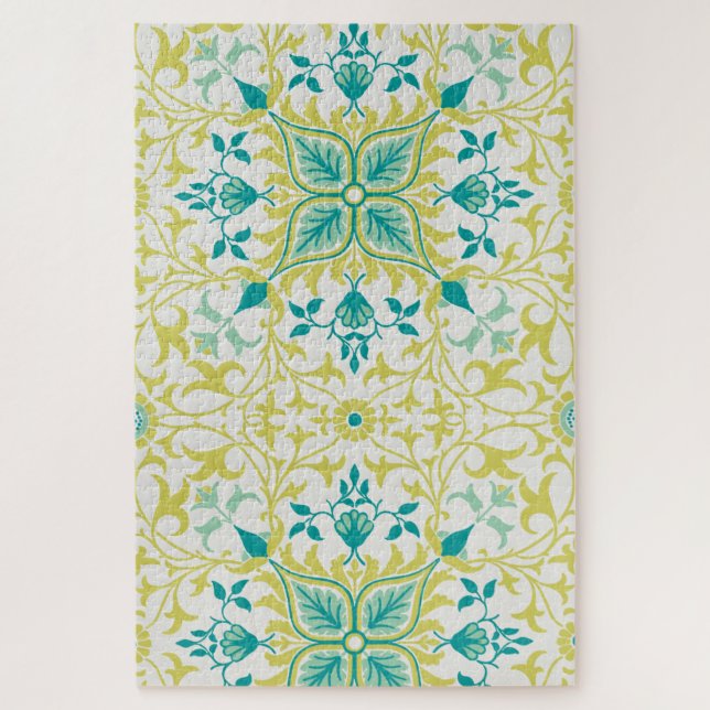 Weinmuster (von William Morris) Puzzle (Vertikal)