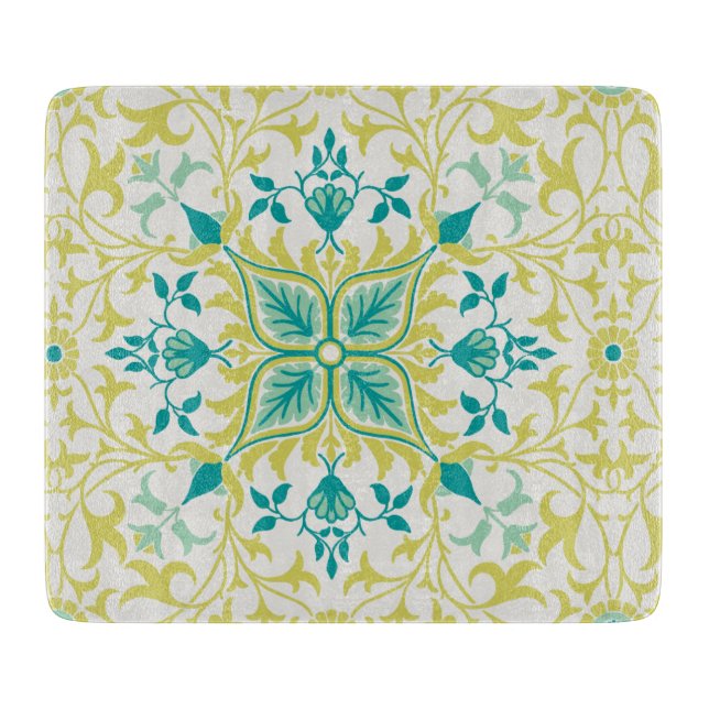 Weinmuster (von William Morris) Schneidebrett (Vorderseite)