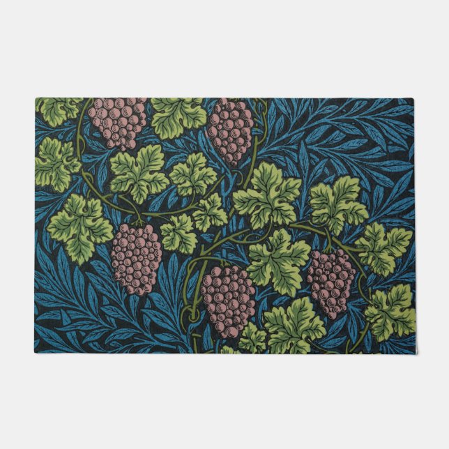 Weinmuster, William Morris Fußmatte (Vorderseite)