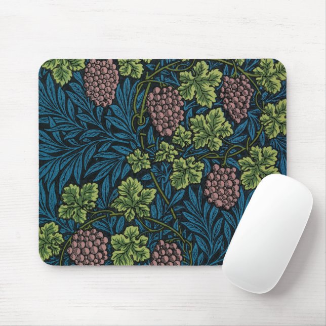 Weinmuster, William Morris Mousepad (Mit Mouse)