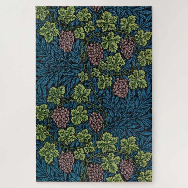 Weinmuster, William Morris Puzzle (Vertikal)