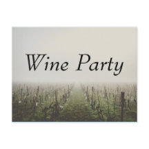 Weinparty Weinberg Individuelle Einladung