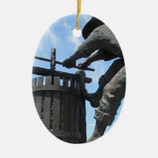 Weinpresse-Monument Napa Valley Kalifornien Keramikornament