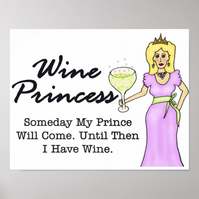 Weinprinzessin eines Tages... Poster (Vorne)