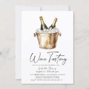 Weinprobe Brautparty Einladung