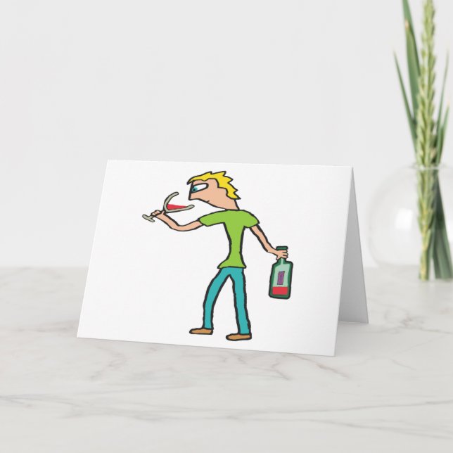 Weinprobe Karte (Vorderseite)