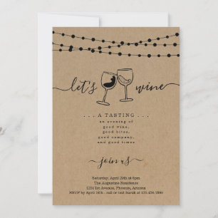 Weinprobe Party Einladung