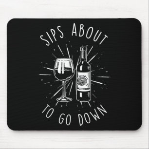 Weinprobe und Weinprobe Mousepad