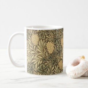Weinrebe von William Morris, Vintage Stoffmuster Kaffeetasse