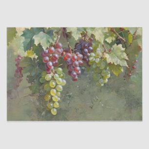 Weinreben-Decoupage Seidenpapier