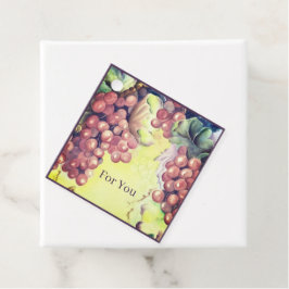 Weinreben-Trauben-Geschenkanhänger Weinliebhaber-G Geschenkanhänger
