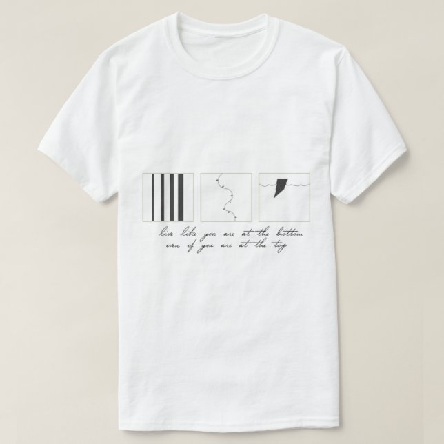 Weinreben und Versuchszeiten T-Shirt (Design vorne)