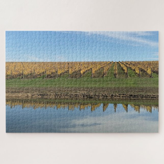Weinreflexion Puzzle (Horizontal)