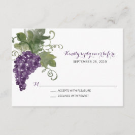 Weinroute Mendrisiotto | HochzeitsrSVP RSVP Karte