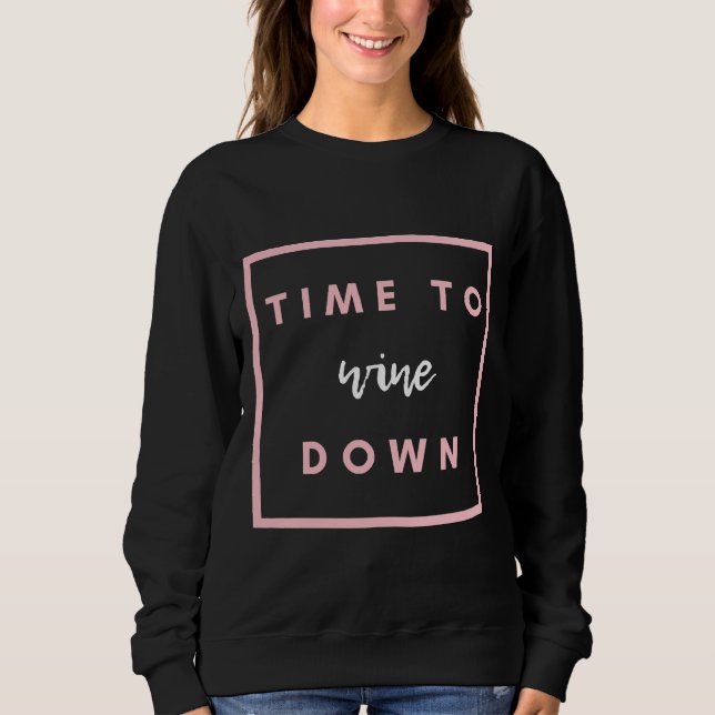 Weinrückgang 118 sweatshirt (Vorderseite)