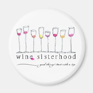 Weinsisterhood-Magnet Magnet