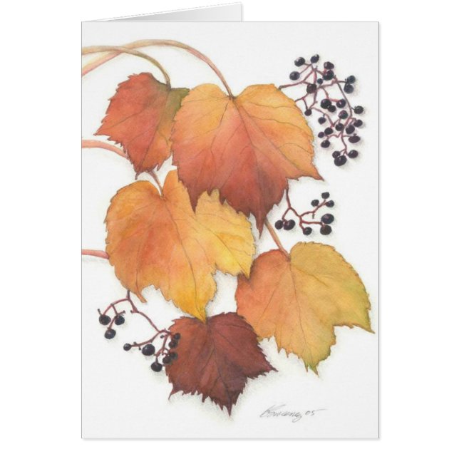 Weinstock im Herbst (Vorne)