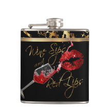 Weinstöcke und rote Lippen