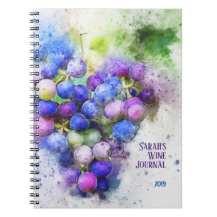Weinthema noch LIfe/Personalisiert Wine Journal Notizblock