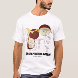 Weintraube-Beeren-Anatomie (Frucht) T-Shirt