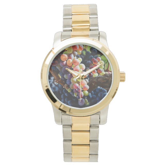 Weintrauben Armbanduhr (Vorderseite)