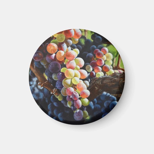 Weintrauben Magnet (Vorne)