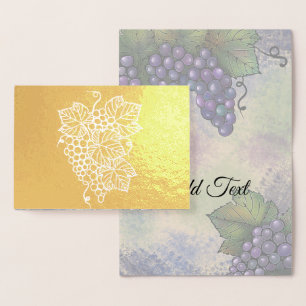 Weintrauben   Schönes Obst Folienkarte