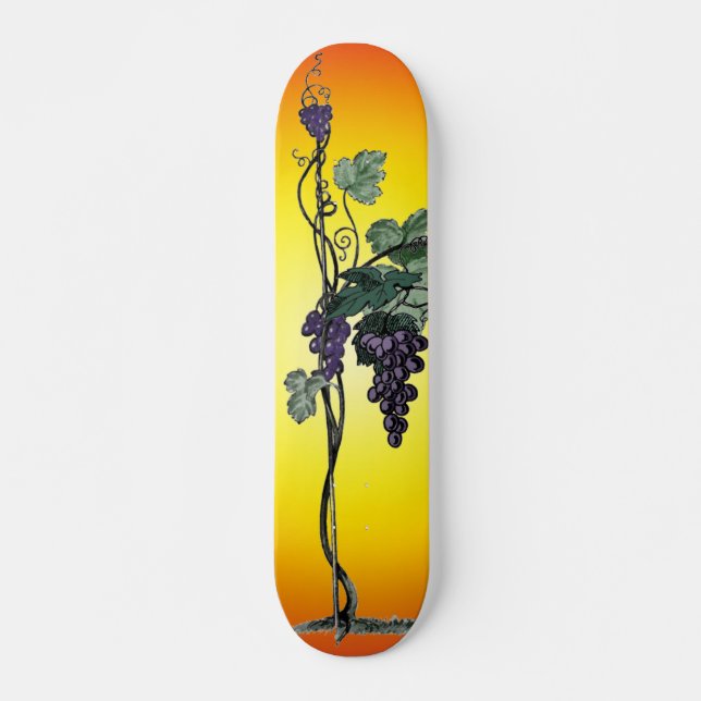 Weintrauben Skateboard (Vorne)