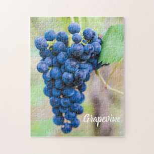 Weintrauben und Weinbaugeschenk Puzzle