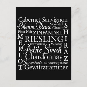 Weintrauben Wein Postkarte
