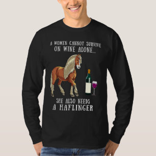 Weintrinken und Haflingerreiten T-Shirt