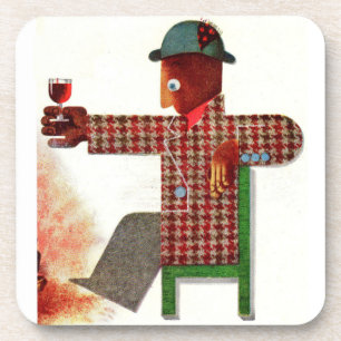 Weintrinker AKA oenophile Untersetzer