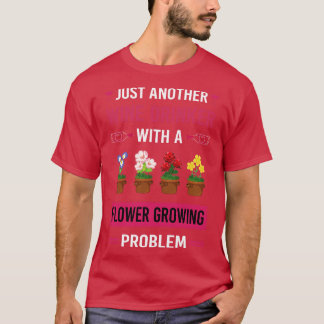Weintrinker Blume Blume Gartenbau T-Shirt