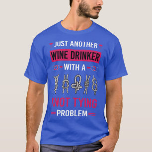 Weintrinker Knotenbinden T-Shirt