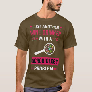 Weintrinker Mikrobiologie Mikrobiologe T-Shirt