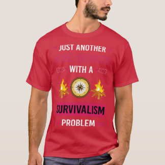 Weintrinker Survivalismus Prepper Preppers Überleb T-Shirt