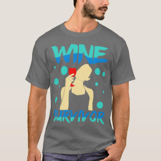 Weinüberlebensmittel T-Shirt