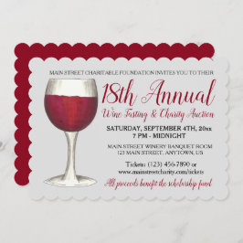 Weinverkostung beim Winetasting Cocktail Party Eve Einladung