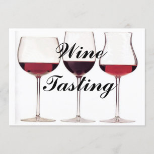 Weinverkostung Einladung Persönlich