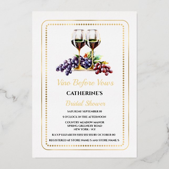 Weinverkostung Weinkellerei Folieneinladung (Vorderseite)