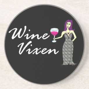 Weinvixen-bös Dunkelheit Untersetzer