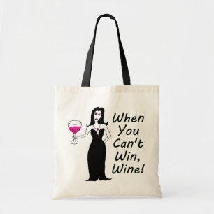 WeinVixen einfach bös, wenn Sie nicht gewinnen Tragetasche
