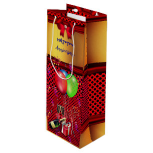 Weinzeit - Weinbeutel Geschenktüte Für Weinflaschen