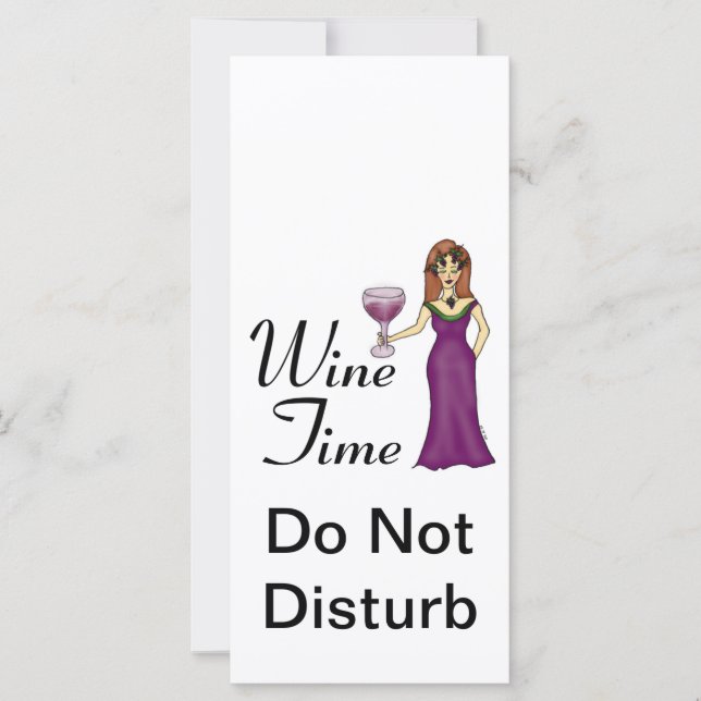 "Weinzeit" WineWomenDesigns.com (Vorderseite)