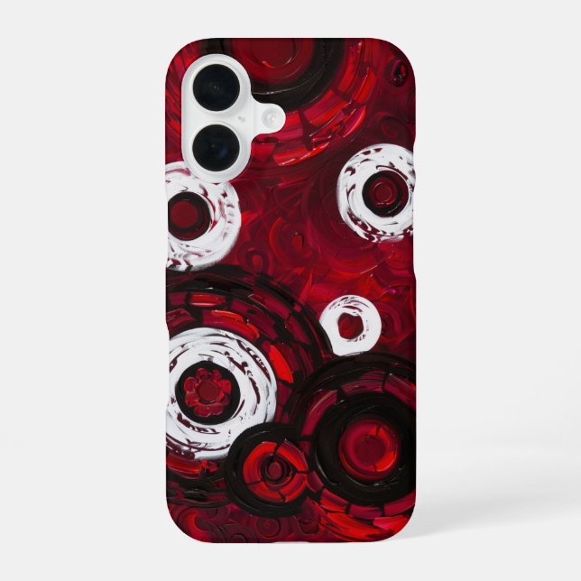 Weinzirkel iPhone 16 Hülle (Rückseite)
