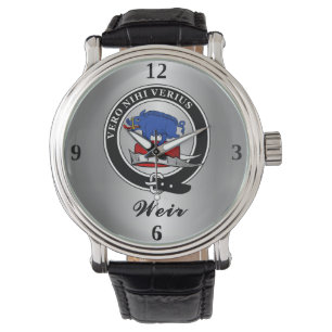 Weir Clan Abzeichen Personalisiert Armbanduhr