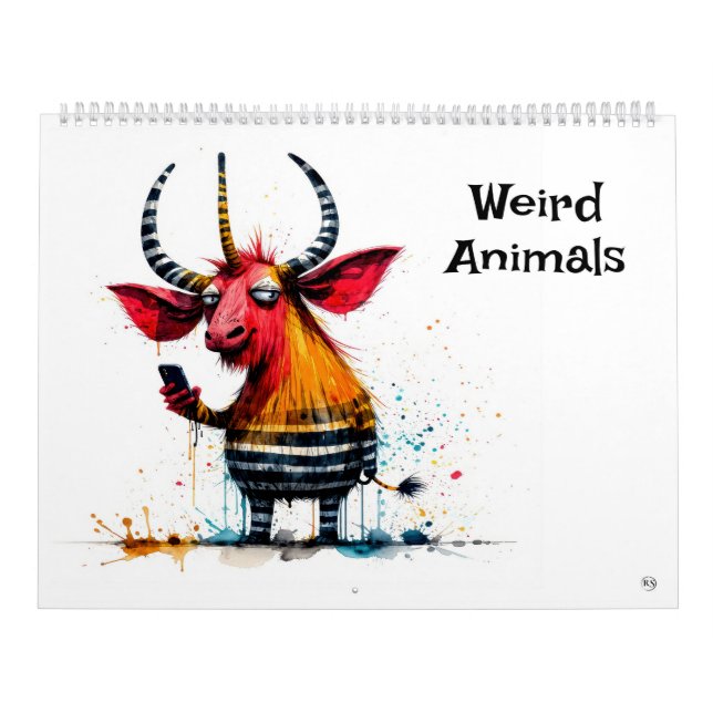 Weird Animals Art Calendar Kalender (Titelbild)