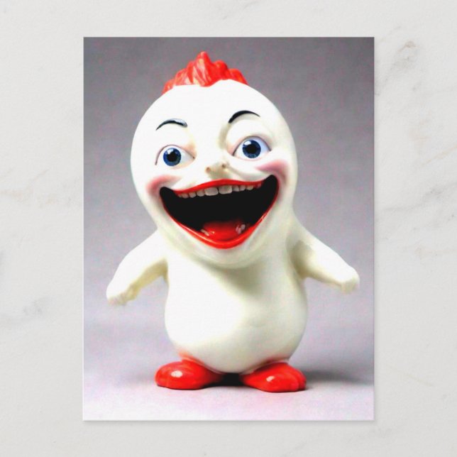 Weird Funny Figurine Postkarte (Vorderseite)
