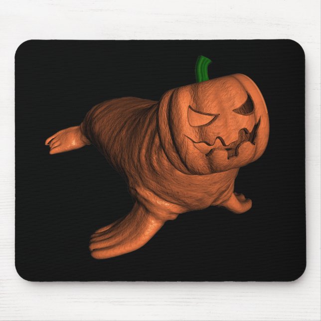 Weird Halloween Walrus Mousepad (Vorne)